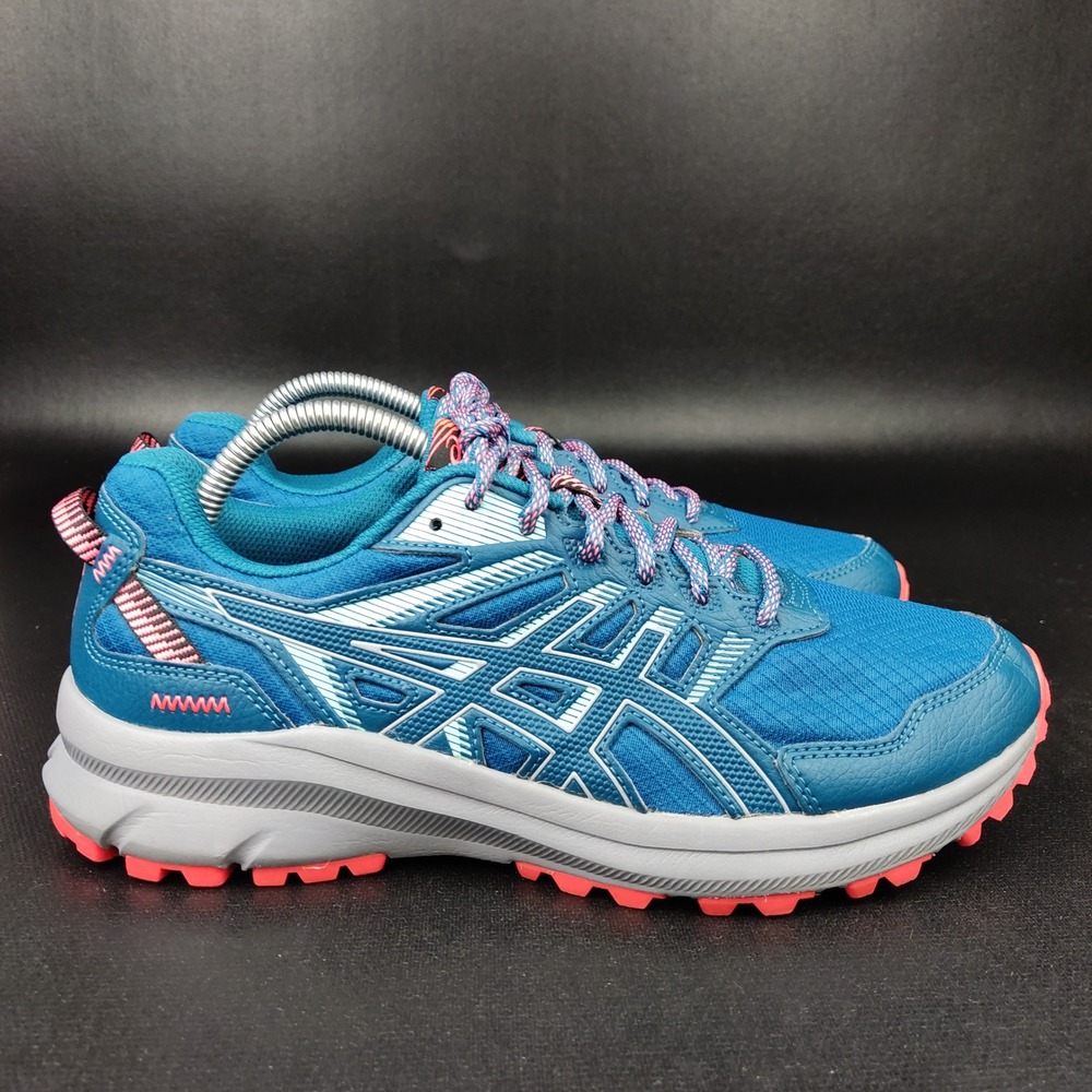 ASICS Running Shoes Women 9.5 Blue Trail Scout 2 Sneakers Athletic 1012B039
